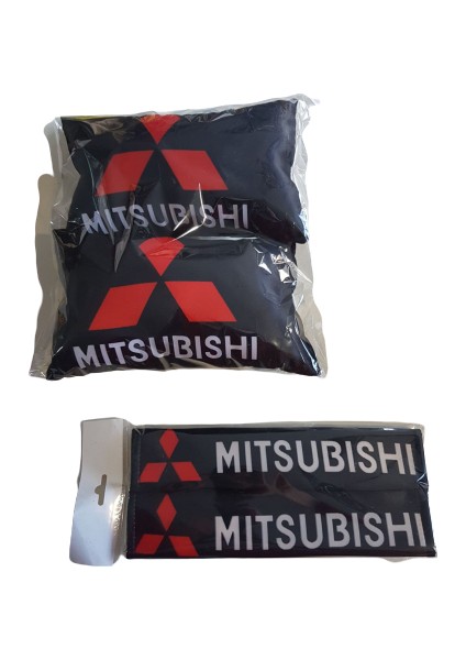 Mitsubishi Siyah Boyun Yastığı ve Kemer Konforu
