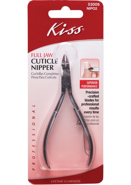 Cuticle Nipper Full Jaw - Manikür Tırnak Eti Makası Tam Uç