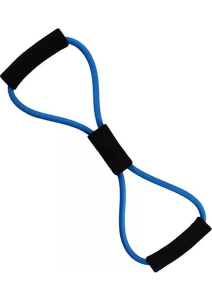 Body Trimmer & Egzersiz Direnç Lastiği Kol Bacak Güçlendirme Mavi