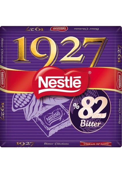 Bıtter Çikolata - % 82 Kakao Oranı - 65 gr x 6