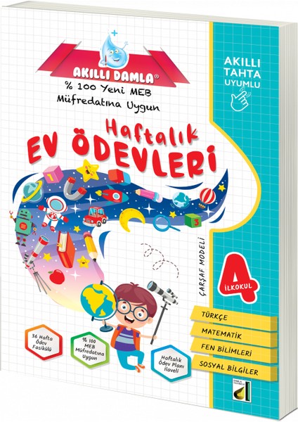 Akıllı Haftalık Ev Ödevleri - 4. Sınıf