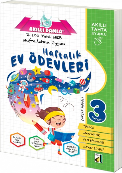 Akıllı Haftalık Ev Ödevleri - 3. Sınıf