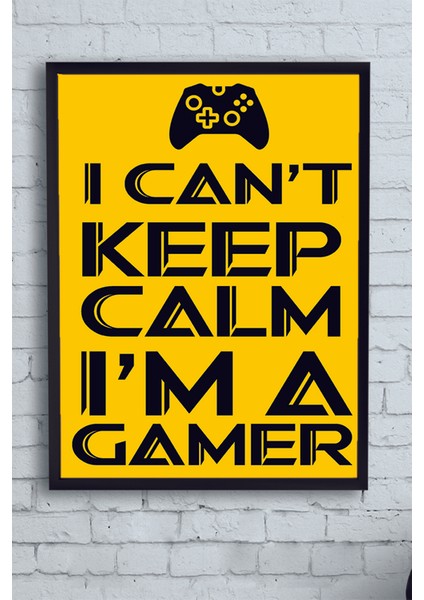 Tasarım Gamer Oyun Çerçeveli Tablo 5 21 x 30 cm