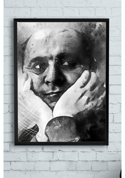 Mehmet Akif Ersoy Tasarım Çerçeveli Tablo 21 x 30 cm