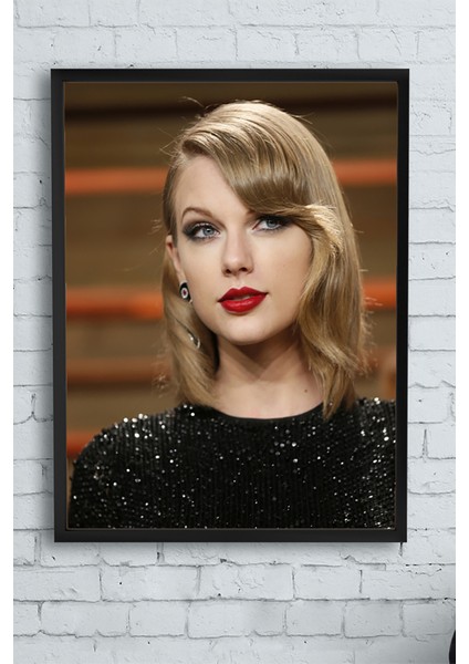 Taylor Swift Çerçeveli Tablo 2 21 x 30 cm