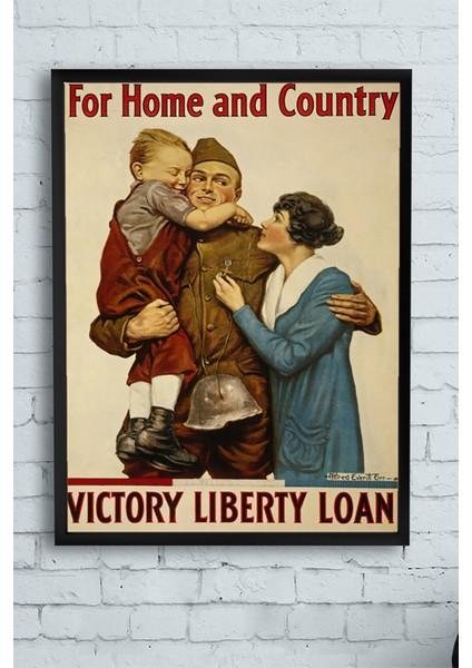 Victory Vintage Çerçeveli Tablo 21 x 30 cm