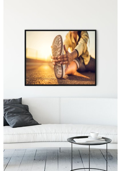 Spor Yap Motivasyon Çerçeveli Tablo 21 x 30 cm
