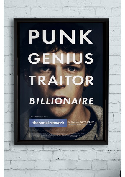 Social Network Girişimcilik Çerçeveli Tablo 21 x 30 cm