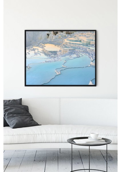 Pamukkale Manzara Çerçeveli Tablo 21 x 30 cm