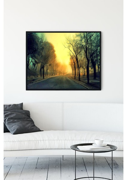 Sanatsal Manzara Çerçeveli Tablo 2 21 x 30 cm