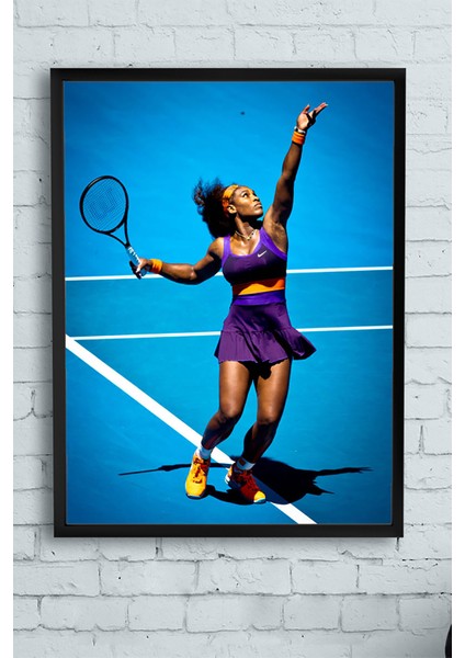 Serena Williams Çerçeveli Tablo 2 21 x 30 cm