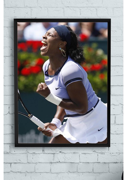 Serena Williams Çerçeveli Tablo 4 21 x 30 cm