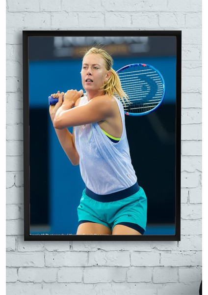 Maria Sharapova Çerçeveli Tablo 21 x 30 cm