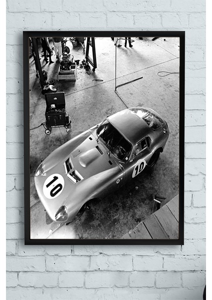 Shelby Cobra Daytona Coupe Araba Çerçeveli Tablo 30 x 40 cm