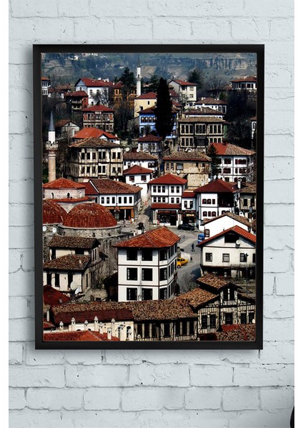 Safranbolu Manzara Çerçeveli Tablo 21 x 30 cm