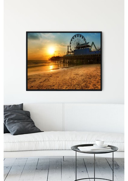 Yaz Manzara Çerçeveli Tablo 21 x 30 cm