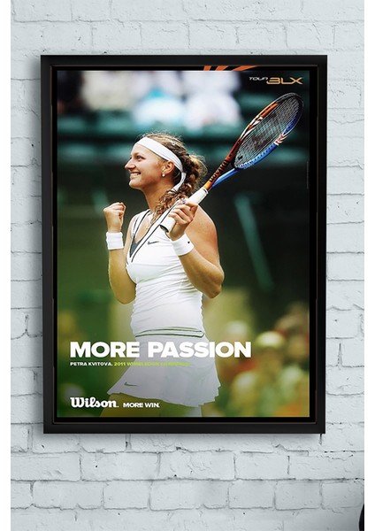 Petra Kvitova Çerçeveli Tablo 21 x 30 cm