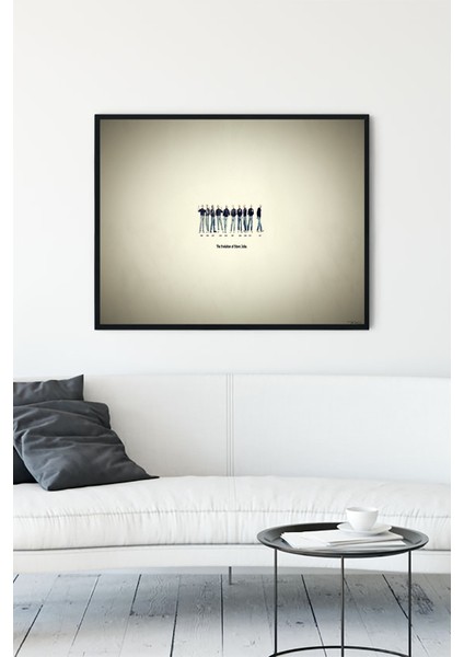 Steve Jobs Girişimcilik Çerçeveli Tablo 8 21 x 30 cm