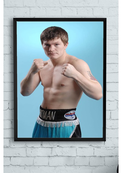 Ricky Hatton Dövüş Çerçeveli Tablo 21 x 30 cm