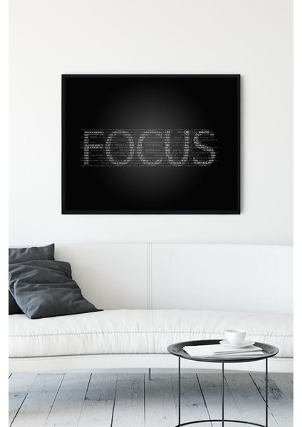 Focus Motivasyon Çerçeveli Tablo 21 x 30 cm