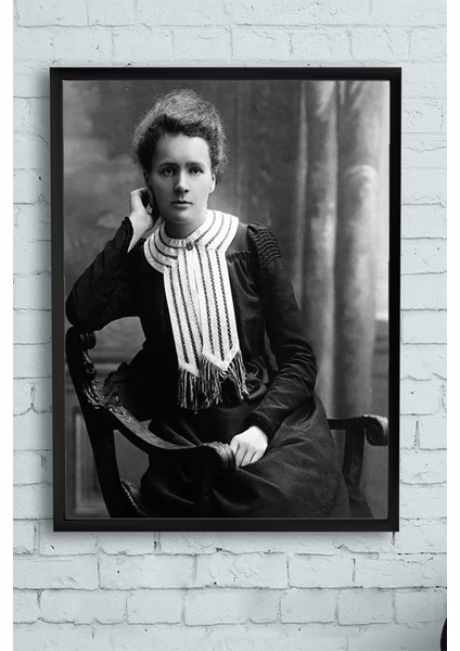 Marie Curie Bilimsel Çerçeveli Tablo 3 21 x 30 cm