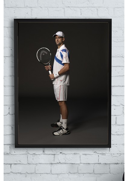 Novak Djokovic Çerçeveli Tablo 2 21 x 30 cm