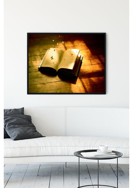 Sanatsal Kitap Çerçeveli Tablo 21 x 30 cm