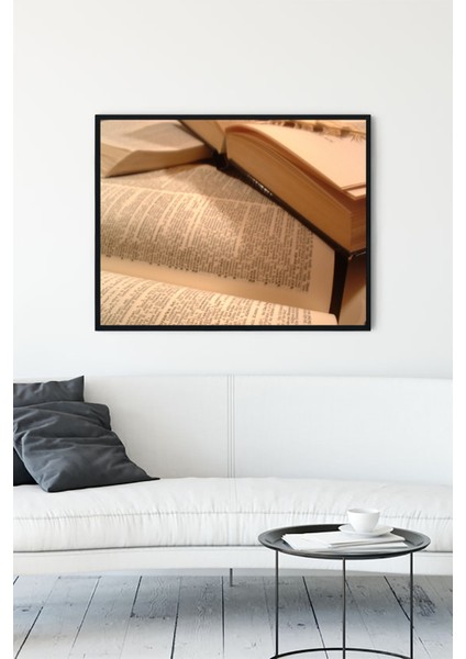 Sanatsal Kitap Çerçeveli Tablo 2 21 x 30 cm
