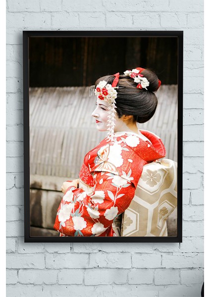 Japonya Manzara Çerçeveli Tablo 2 21 x 30 cm