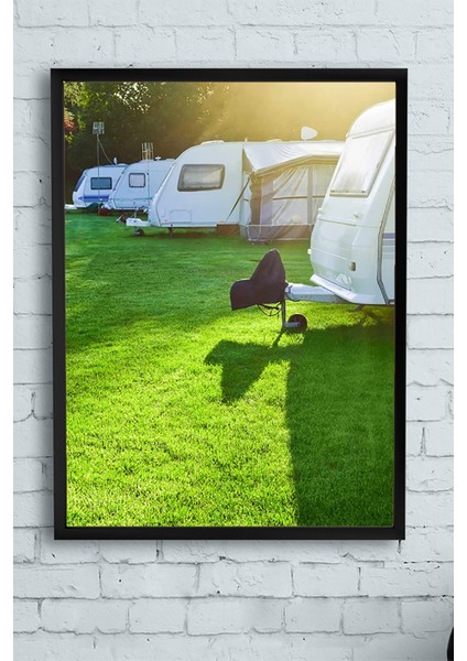 Karavan Araba Çerçeveli Tablo 21 x 30 cm