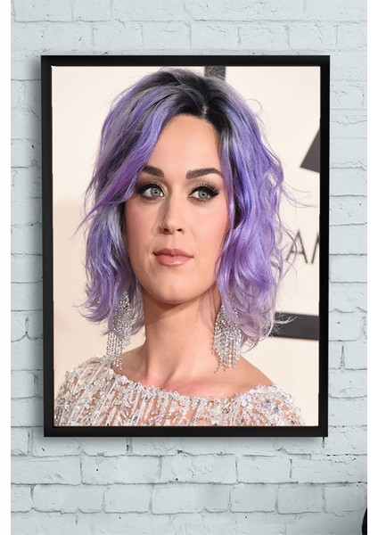 Katy Perry Çerçeveli Tablo 3 21 x 30 cm