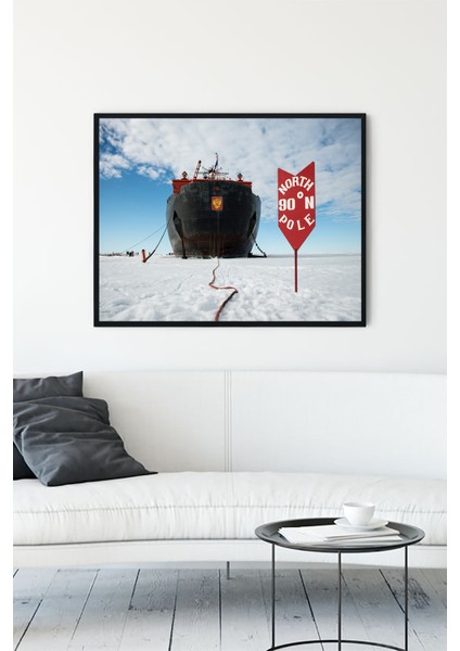 Kuzey Kutbu Manzara Çerçeveli Tablo 21 x 30 cm