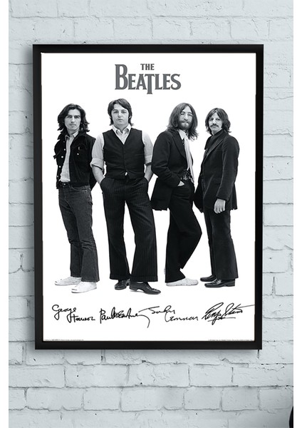 The Beatles Çerçeveli Tablo 21 x 30 cm