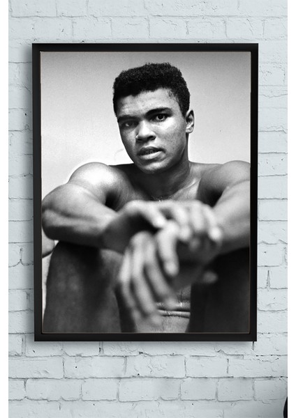 Archie Moore Dövüş Çerçeveli Tablo 2 21 x 30 cm