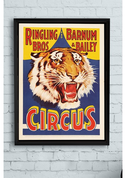 Circus Vintage Çerçeveli Tablo 40 x 50 cm