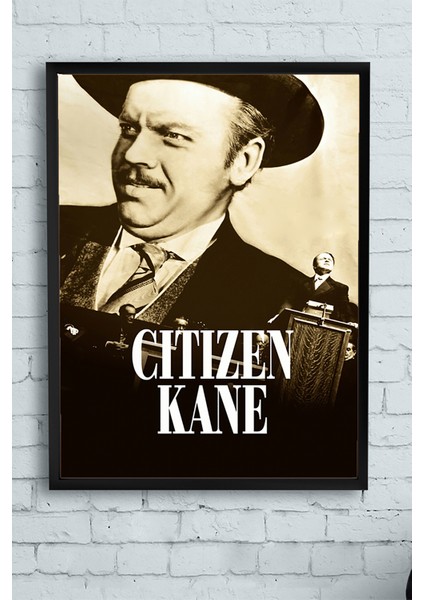Citizen Kane Film Afişi Çerçeveli Tablo 3 21 x 30 cm