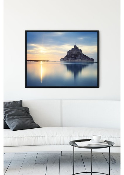 Normandiya Manzara Çerçeveli Tablo 21 x 30 cm