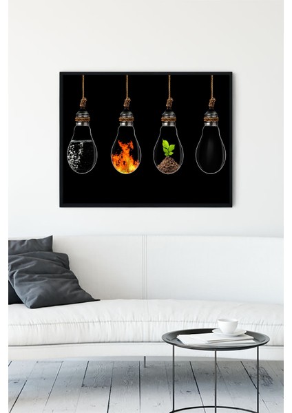 Elementler Bilimsel Çerçeveli Tablo 21 x 30 cm