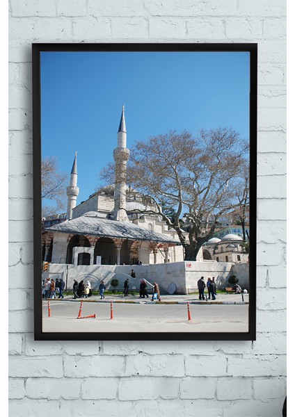 Camii Kutsal Mekan Çerçeveli Tablo 6 21 x 30 cm