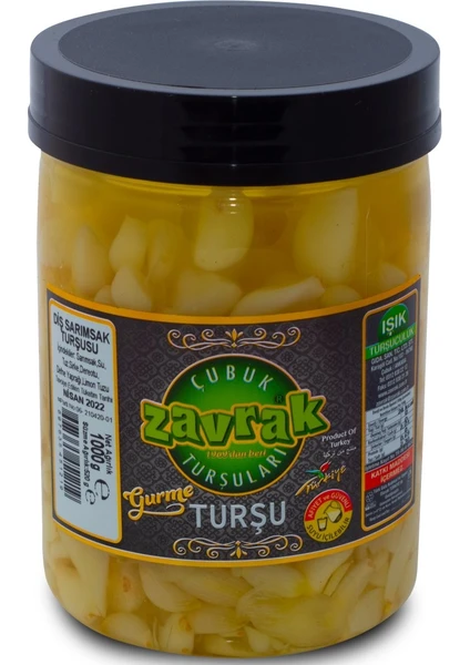 Zavrak Naturel Sarımsak Turşusu (1 Kg.)