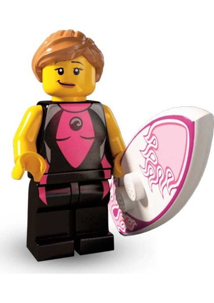 Minifigür 8804 - Seri 4 - Surfer Girl