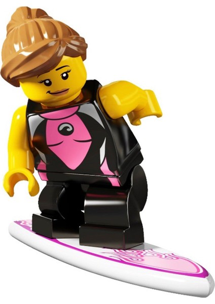 Minifigür 8804 - Seri 4 - Surfer Girl