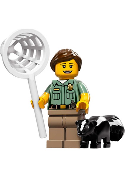Minifigür - Seri 15 - 71011 - Animal Control Officer