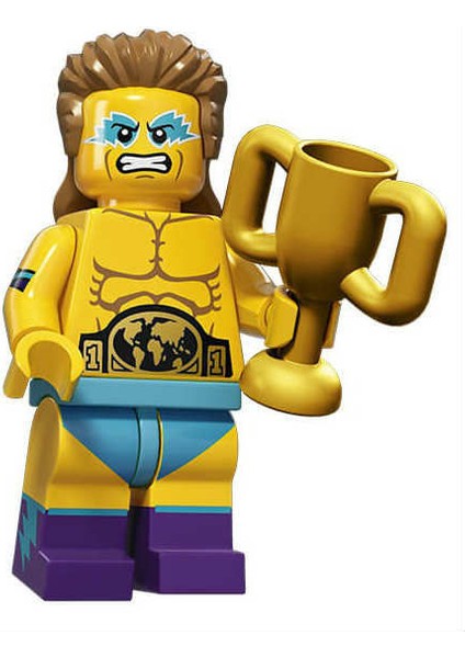Minifigür Seri 15 - 71011 - Wrestling Champion