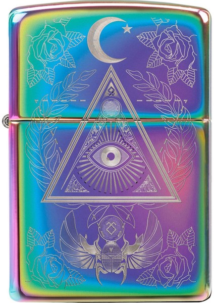 151 Eye Of Providence Çakmak Şık Tasarım Rüzgar Geçirmez Çevre Dostu Hediye Seçeneği