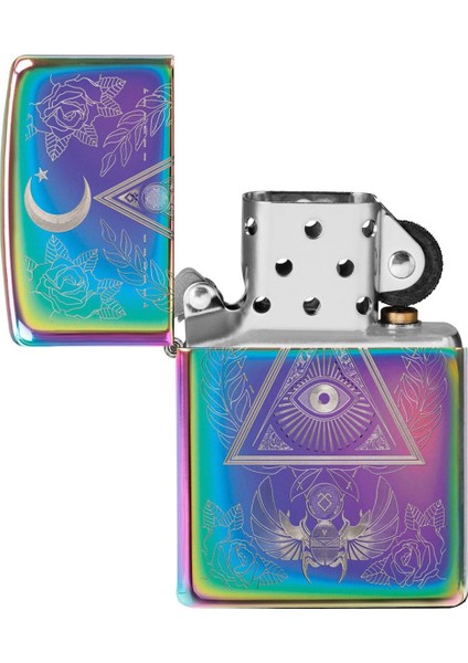 151 Eye Of Providence Çakmak Şık Tasarım Rüzgar Geçirmez Çevre Dostu Hediye Seçeneği modelleri