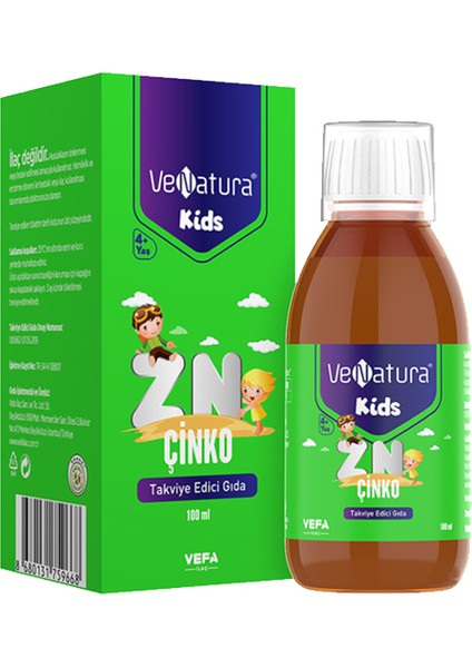 Kids Çinko Şurup 100 ml