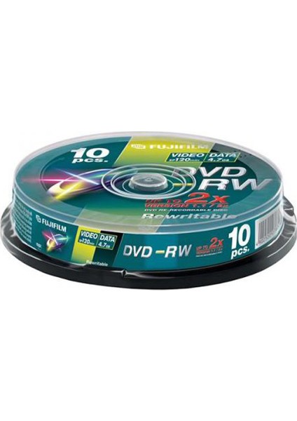 Dvd-Rw  4.7gb 120MIN 10 Adet