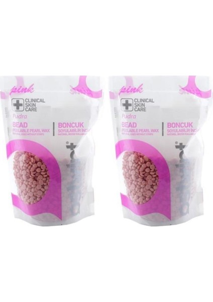 Boncuk Soyulabilir Inci Ağda 250 gr x 2'li Paket - Pembe