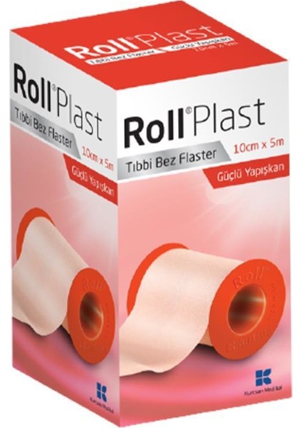 Plast 10X5 M Tıbbi Flaster Çinko Oksitli Kauçuk Yapışkanlı